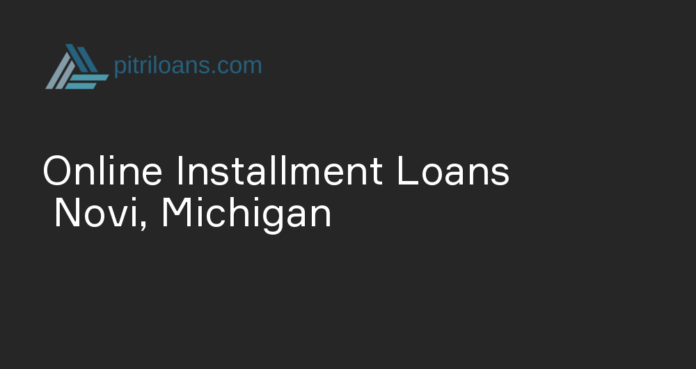 Online Installment Loans in Novi, Michigan