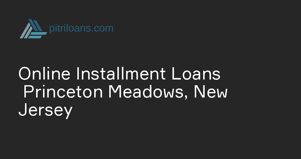 Online Installment Loans in Princeton Meadows, New Jersey