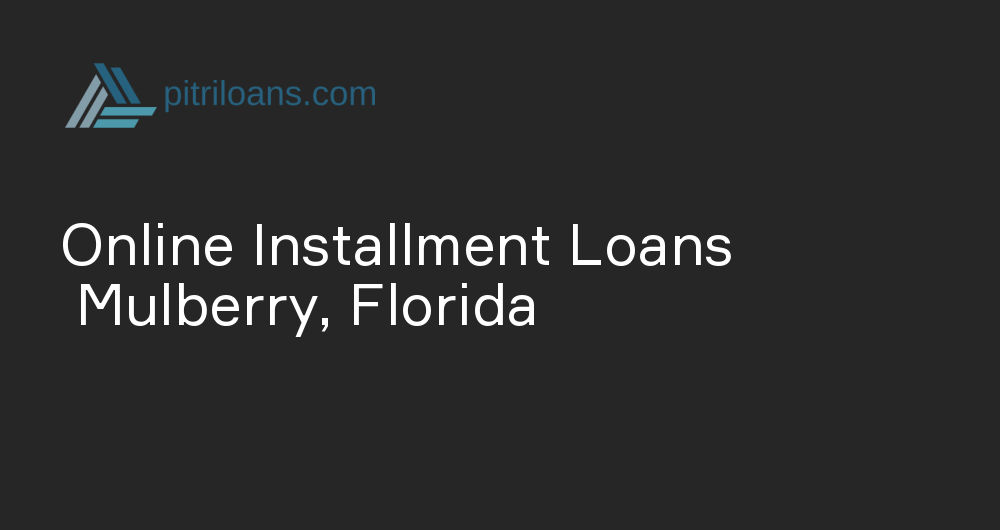 Online Installment Loans in Mulberry, Florida