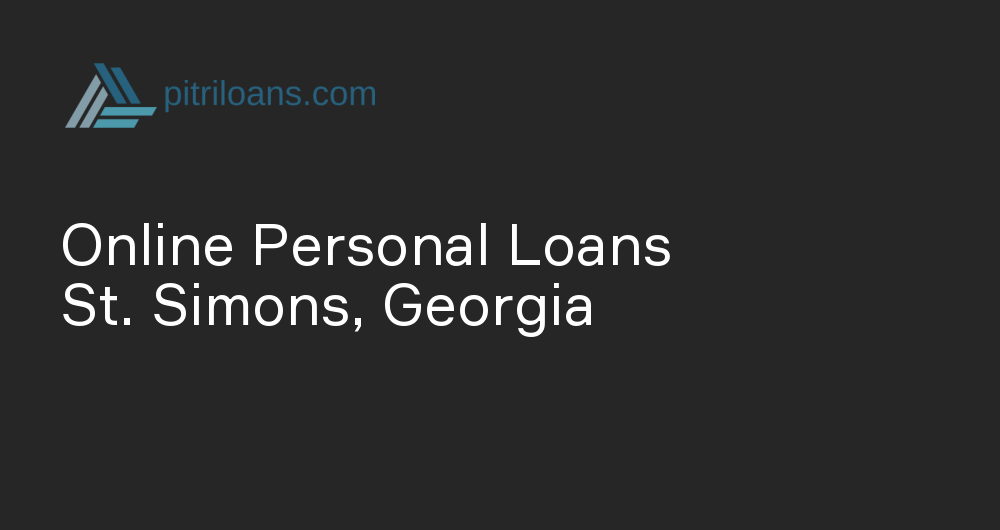 Online Personal Loans in St. Simons, Georgia