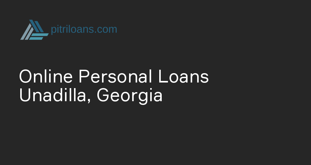 Online Personal Loans in Unadilla, Georgia