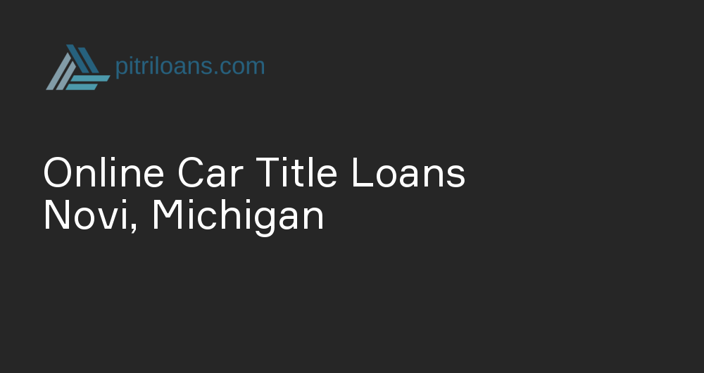 Online Car Title Loans in Novi, Michigan