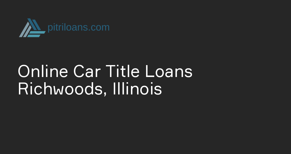 Online Car Title Loans in Richwoods, Illinois