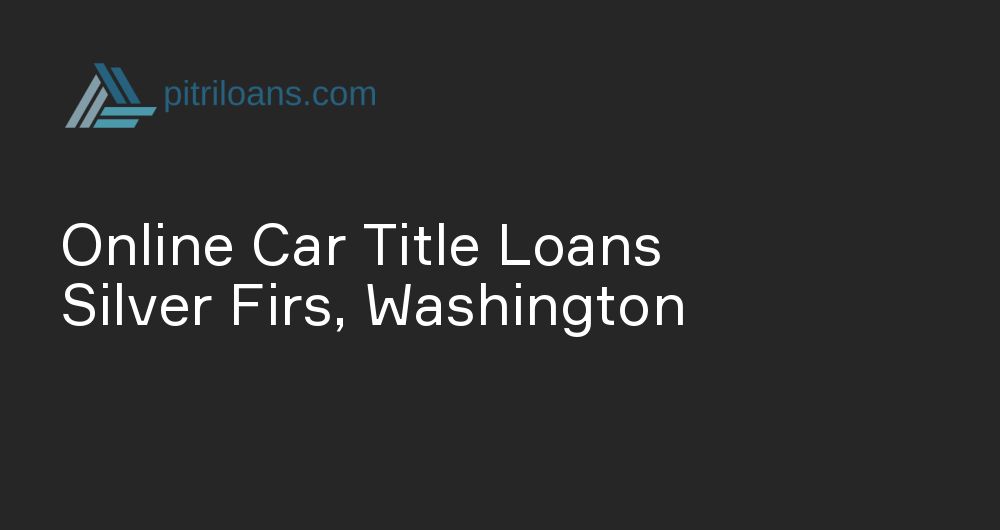 Online Car Title Loans in Silver Firs, Washington