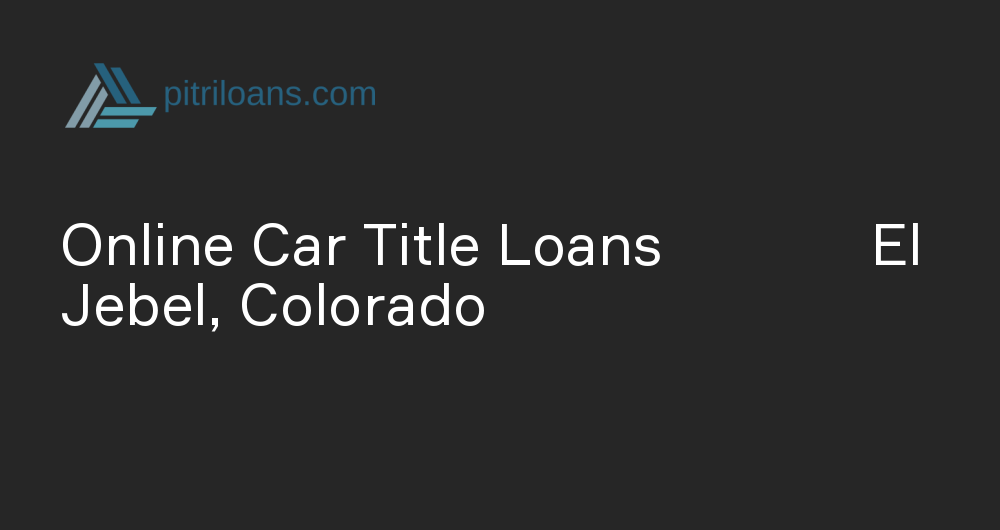 Online Car Title Loans in El Jebel, Colorado